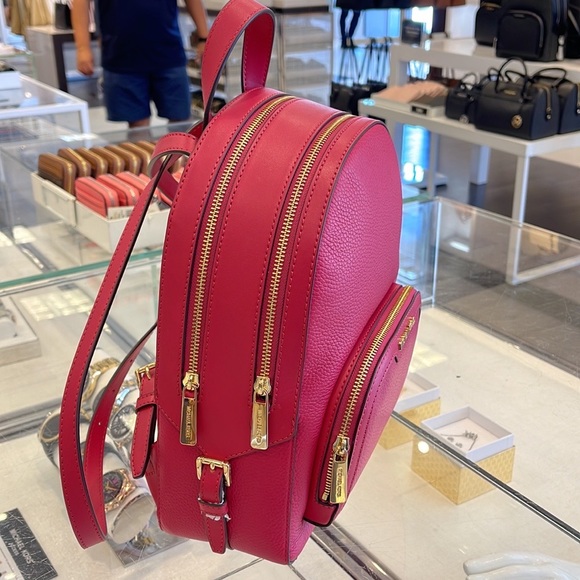 Michael Kors Bags Michael Kors Jaycee Medium Pebbled Leather
Carmine Pink - Picture 9 of 16